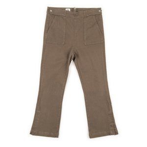 BDG olive green high rise crop jeans with rear zipper size 29